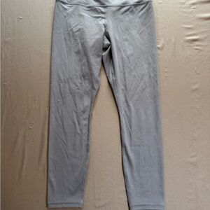 Athleta Light Gray Ribbed Women's Leggings